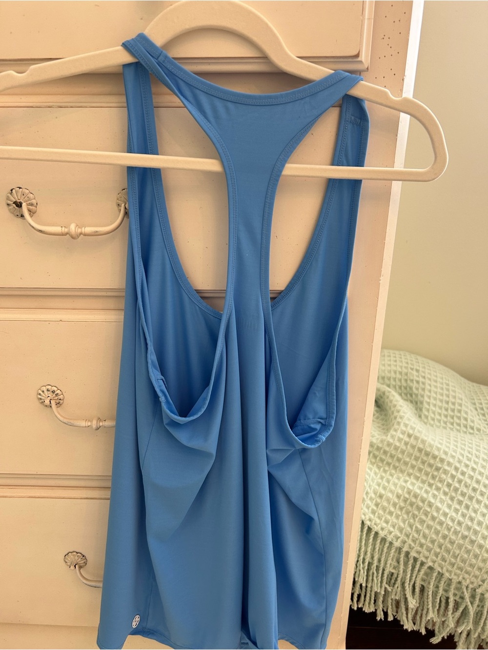 Lilly Pulitzer Blue Racerback Tank Top - Picture 2 of 3